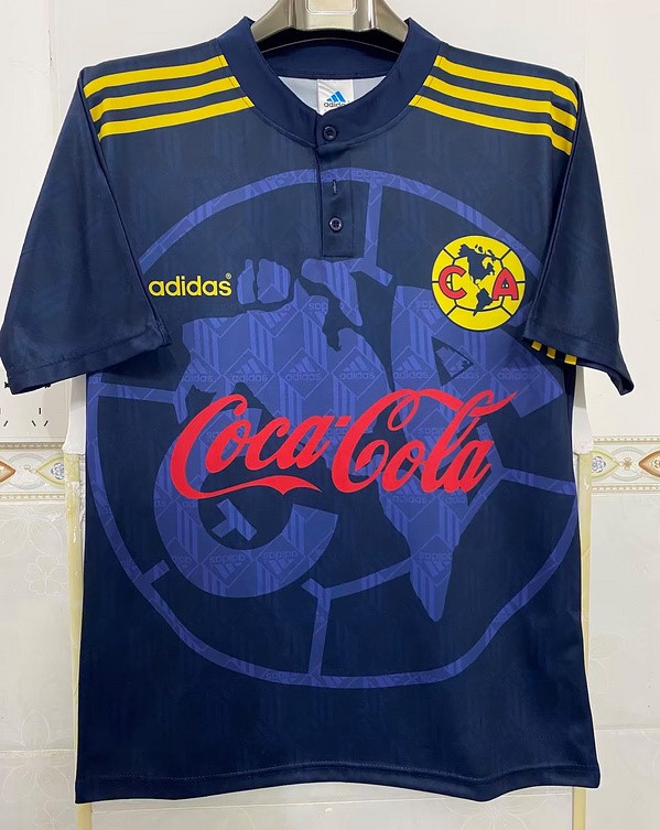AAA Quality Club America 98/99 Away Navy Blue Soccer Jersey